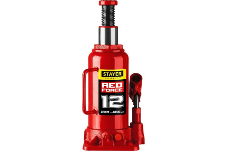 Купить STAYER RED FORCE 12т 230-465мм домкрат бутылочный гидравлический фото №4