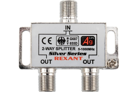 Купить Делитель ТВх2+3шт F-разъемов 5-1000 МГц  REXANT фото №6