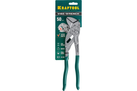 Купить Клещи переставные-гаечный ключ KRAFTOOL 22065 Vise-Wrench 250/50мм 2'' фото №10