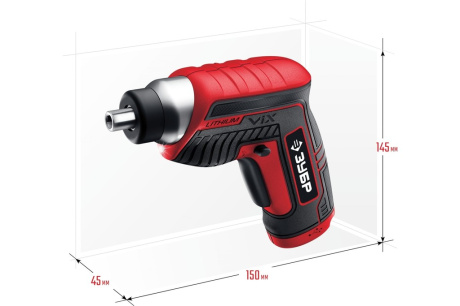 Купить Аккумуляторная отвертка ЗУБР ViX 3.6 В ЗО-Е-3.6 Ли фото №2