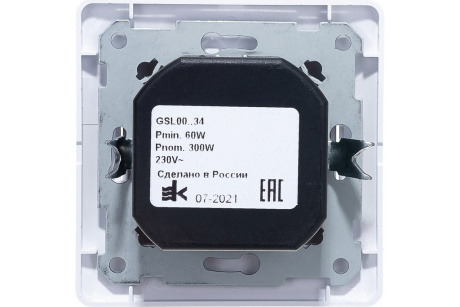 Купить Диммер белый 300W Glossa   SCHNEIDER Electric фото №4