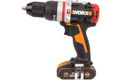 Купить Дрель аккумуляторная WORX WX354  20V 2,0Ач кейс фото №1