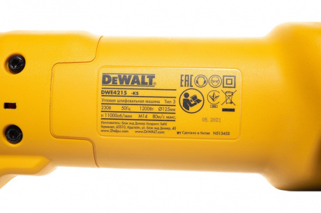 Купить УШМ DEWALT DWE 4215 фото №4